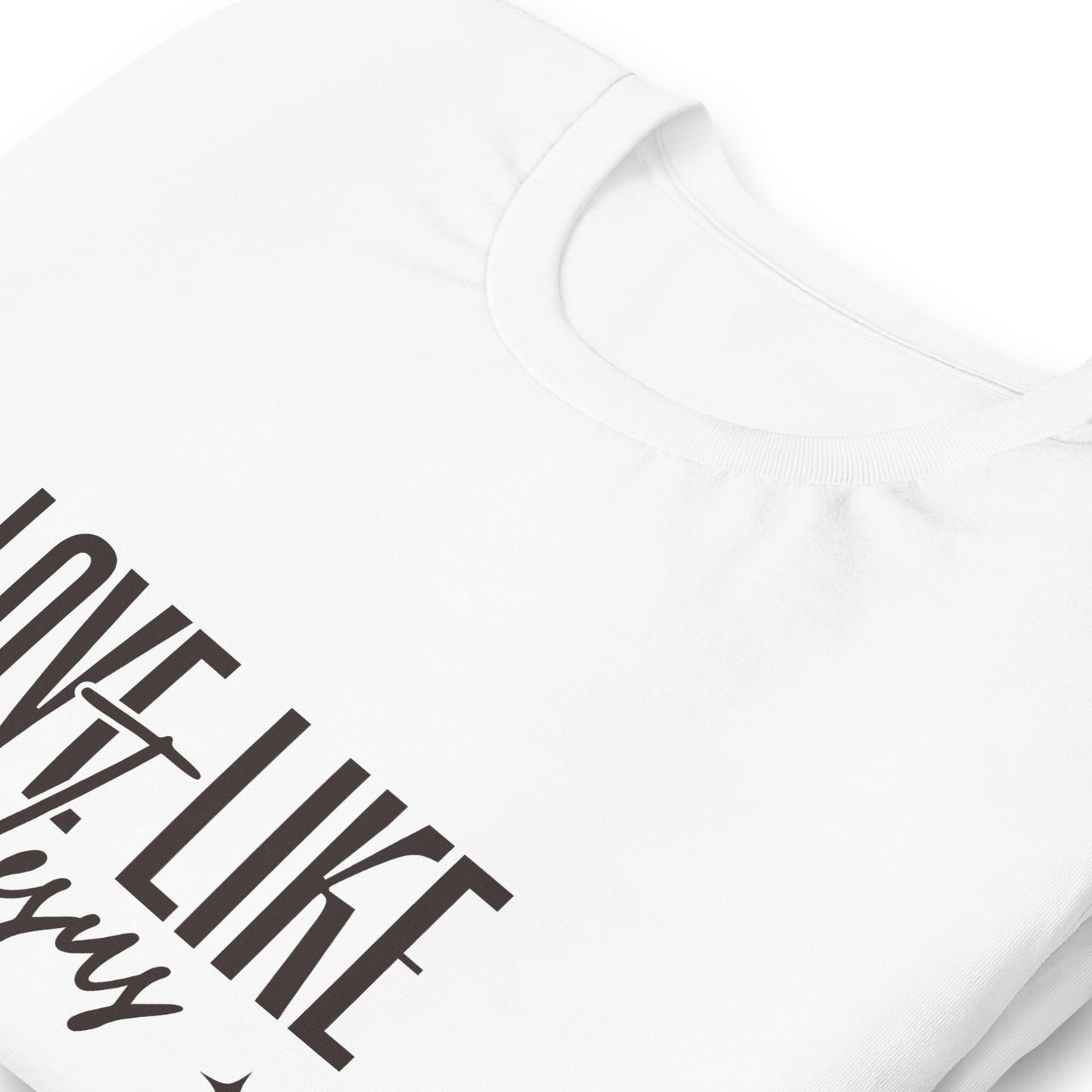 Love Like Jesus White Unisex staple eco t-shirt M