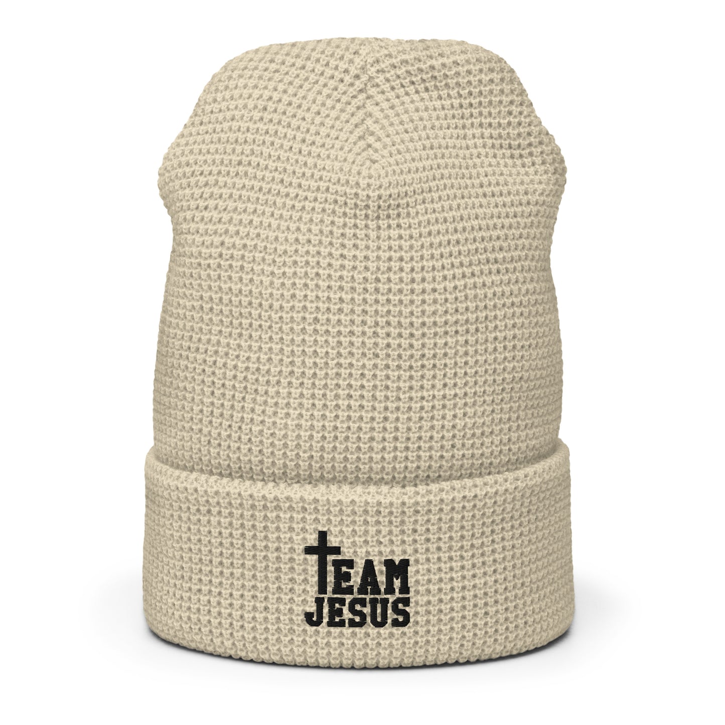 Team Jesus Waffle beanie