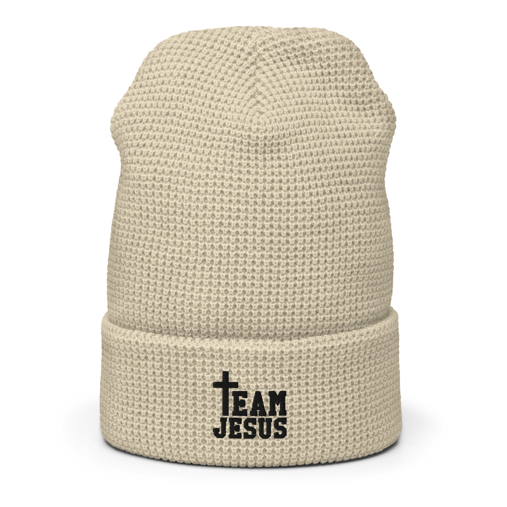 Team Jesus Waffle beanie