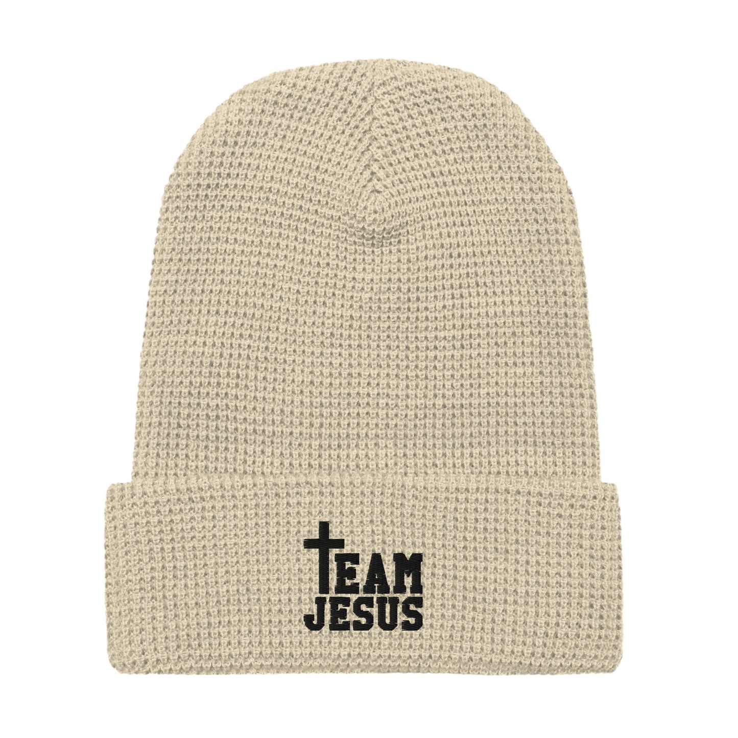 Team Jesus Waffle beanie