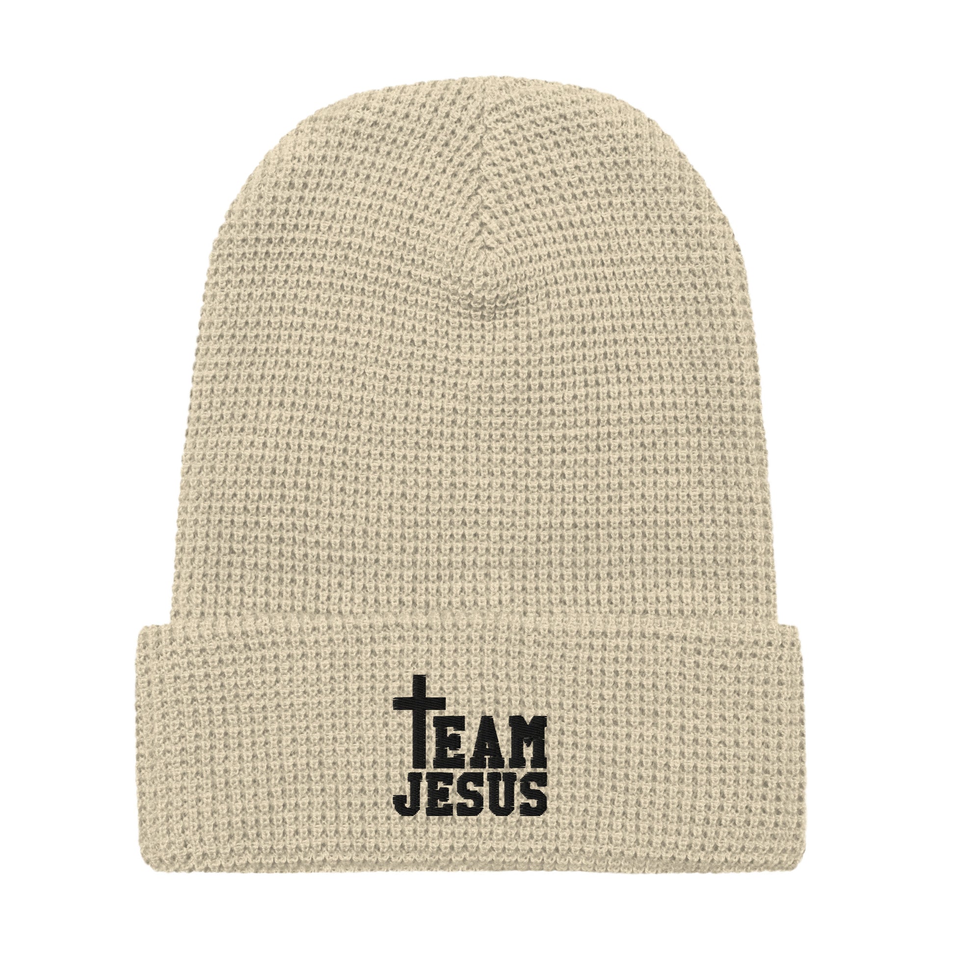 Team Jesus Waffle beanie