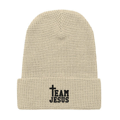 Team Jesus Waffle beanie