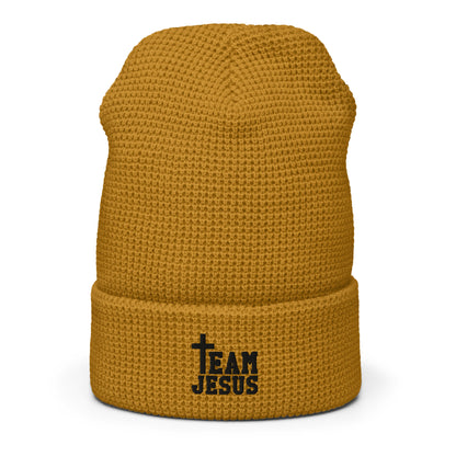 Team Jesus Waffle beanie
