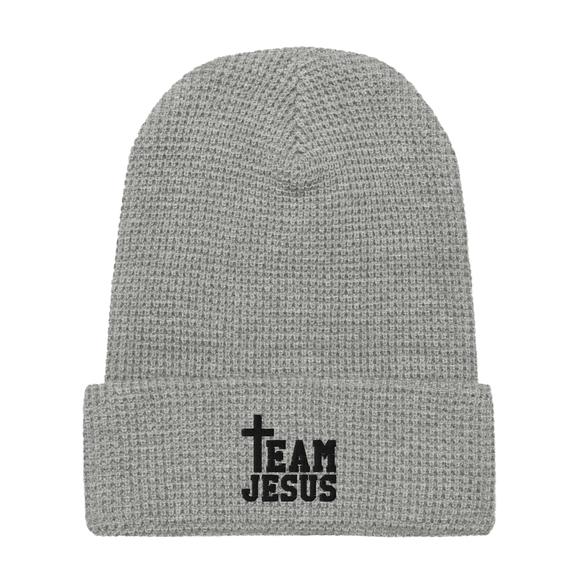 Team Jesus Waffle beanie
