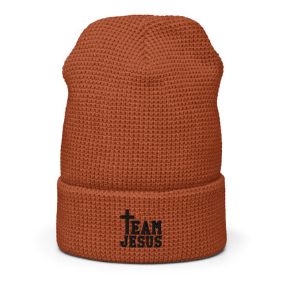 Team Jesus Waffle beanie