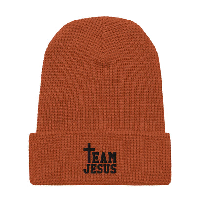 Team Jesus Waffle beanie