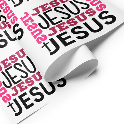 Jesus Wrapping paper sheets