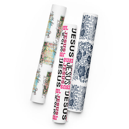 Jesus Wrapping paper sheets